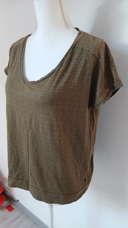 T shirt kaki Bonobo - photo numéro 3