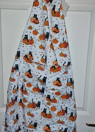 Tkmaxx Tk maxx Homesense Halloween Spooky Season Seasonal Cat Pumpkin Apron, brand: Ulster Weavers, condition: New with tags, £10.00, £11.20 includes Buyer Protection