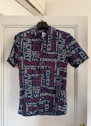 Camicia George 'tis the season, marca: George, estado: Novo sem etiquetas, tamanho: S, €5.00, €5.95 inclui Proteção do Comprador