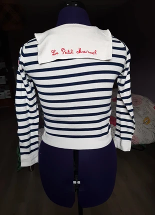 Pull manche longue Le Petit Marcel, merk: Le Petit Marcel, staat: Heel goed, maat: 10 jaar / 140 cm, € 4,00, € 4,90 inclusief Kopersbescherming