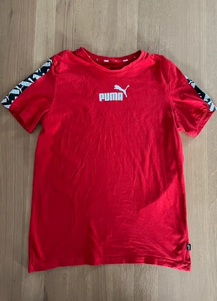 Tee-shirt manches courtes Puma rouge garçon taille 13-14ans, brand: Puma, condition: Very good, size: 13 years / 158 cm, €10.00, €11.20 includes Buyer Protection
