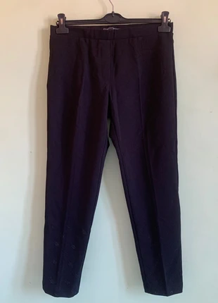 Pantaloni Eleganti Neri con Dettagli Brillantini - Emanuela Costa - Taglia XXL / IT 48 / EU 44, marque: Emanuela Costa, état: Très bon état, taille: XXL / 44 / 16, 16,00 €, 17,50 € Protection acheteurs incluse