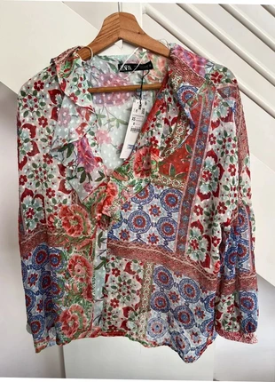 Chemisier Zara, marke: Zara, zustand: Neu, mit Etikett, größe: XS / 34 / 6, 19,00 €, 20,65 € inklusive Vinted-Käuferschutz