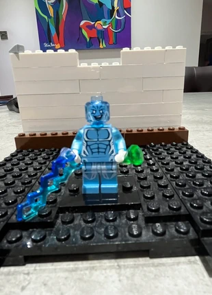 Lego Electro - Medium Blue Outfit, Trans-Medium Blue Head Item No: sh0105, brand: Lego Spider-Man, condition: Very good, size: S, £8.99, £10.01 includes Buyer Protection