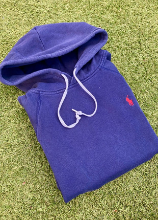 Sweat à capuche Ralph Lauren avec qr code bleu marine cheval/cavalier rouge taille L, marque: Ralph Lauren, état: Très bon état, taille: L / 40 / 12, 45,00 €, 47,95 € Protection acheteurs incluse