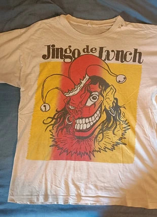 Maglietta vintage band “Jingo del Lunch”, brand: Vintage Dressing, condizioni: Discrete, taglia: Taglia unica, €25.00, €26.95 include la Protezione acquisti