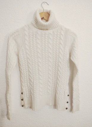 Jersey punto ochos de Zara, marca: Zara, estado: Muy bueno, tamaño: S / 36 / 8, 15,00 €, 16,45 € Protección al comprador incluida