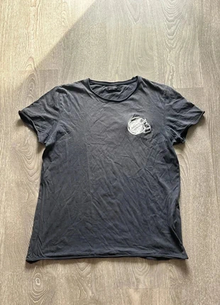 T-shirt imprimé Celio gris - taille L - manches courtes, brand: Celio, condition: Satisfactory, size: L, €1.00, €1.75 includes Buyer Protection