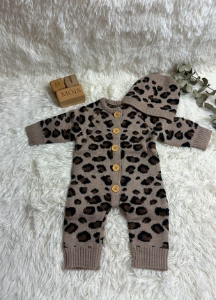 Combinaison et bonnet léopard Shein taille 1-3 mois, marque: Shein, état: Neuf avec étiquette, taille: 1-3 mois / 56 cm, 4,00 €, 4,90 € Protection acheteurs (Pro) incluse