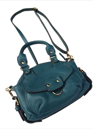 Sac main bandoulière cuir vert canard besace Abaco doré automne hiver, brand: Abaco, condizioni: Nuovo con cartellino, €80.00, €84.70 include la Protezione acquisti