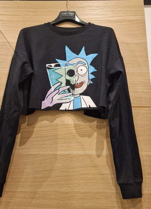 Crop top Rick and Morty, taille s, staat: Heel goed, maat: S / 36 / 8, € 10,00, € 11,20 inclusief Kopersbescherming