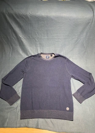 Pull col rond homme 100%coton L bleu marine, marque: Dockers, état: Très bon état, taille: L, 14,00 €, 15,40 € Protection acheteurs incluse