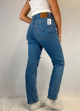 K1036 Jean Levi’s Femme High Rise Skinny Troué W28, marke: Levi's, zustand: Sehr gut, größe: XS / 34 / 6, 29,99 €, 32,19 € beinhaltet Vinted-Käuferschutz Pro