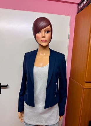 💙 Blazer court bleu marine - Esprit - Taille M (L-FR) 💙, marca: Esprit, estado: Muy bueno, tamaño: M / 38 / 10, 18,00 €, 19,60 € Protección al comprador incluida