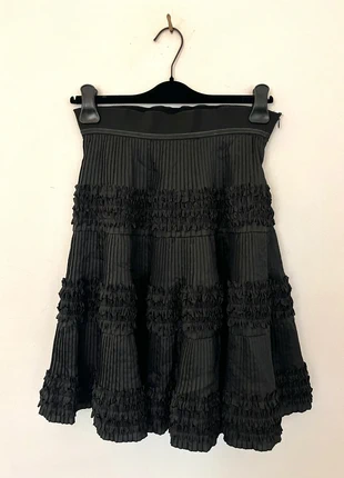 Jupe plissé et froncé noir george barhel, marque: george barhel, état: Très bon état, taille: S / 36 / 8, 11,25 €, 12,51 € Protection acheteurs incluse