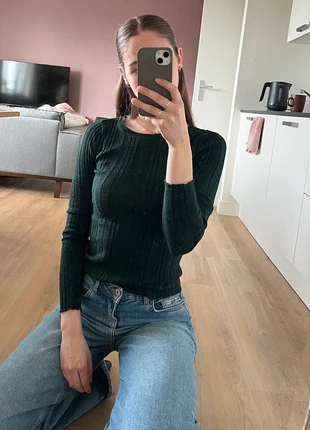 Groene Glittertop van Guts & Gusto, marque: Guts & Gusto, état: Très bon état, taille: S / 36 / 8, 5,00 €, 5,95 € Protection acheteurs incluse