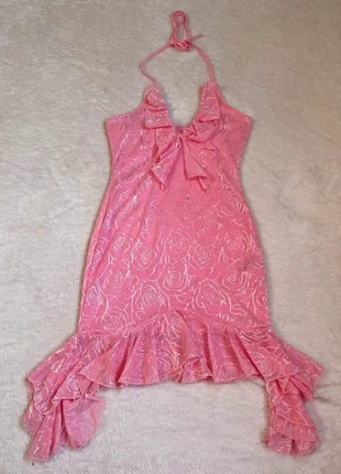 mini pink summer dress, staat: Heel goed, maat: S / 36 / 8, € 15,00, € 16,45 inclusief Kopersbescherming