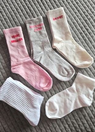 Set of 5 pairs of cute coquette socks, brand: H&M, condition: New without tags, size: One size, €1.00, €1.75 includes Buyer Protection