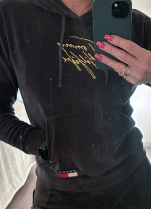 Sweat Capuche Velours Tommy Hilfiger Taille XS/S Convient à un M Bleu Marine, brand: Tommy Hilfiger, condizioni: Nuovo senza cartellino, taglia: XS / IT 38 / EU 34, €55.00, €58.45 include la Protezione acquisti