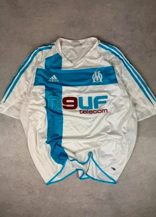 Maillot de foot Olympique de Marseille Adidas 2004/2005 domicile | 409, marque: adidas, état: Bon état, taille: XL, 54,00 €, 57,40 € Protection acheteurs incluse