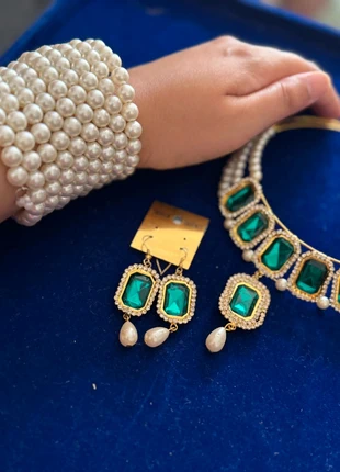 Ensemble de bijoux, marque: Bollywood, état: Neuf sans étiquette, 25,00 €, 26,95 € Protection acheteurs incluse