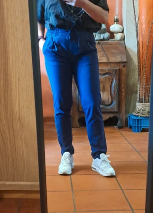 Pantalon ajoustes blue marine Up2faishion t38., marca: UP2FASHION, estado: Muy bueno, tamaño: M / 38 / 10, 2,99 €, 3,84 € Protección al comprador incluida