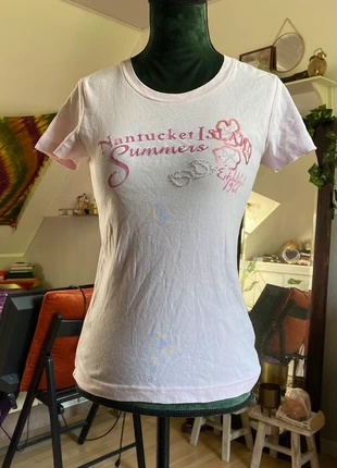 Baby tee imprimé 100% coton années 2000, brand: Esprit, condition: Very good, size: S / 36 / 8, €5.00, €5.95 includes Buyer Protection