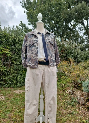 💥 Veste oversize léopard beige & marron – taille 42/44, neuve, marque: Made In Italy, état: Très bon état, taille: XL / 42 / 14, 8,00 €, 9,10 € Protection acheteurs incluse