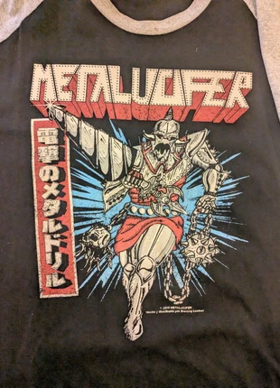 T-shirt Metalucifer Baseball, marke: HEAVY METAL, zustand: Sehr gut, größe: XXL, 18,00 €, 19,60 € inklusive Vinted-Käuferschutz