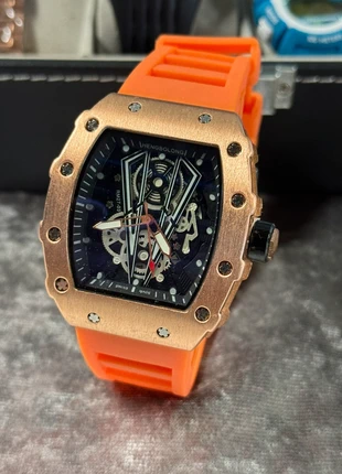 Men’s fancy new days watch with silicone orange band brace - new, brand: hengobolong, condition: New with tags, size: One size, £13.99, £15.39 includes Buyer Protection