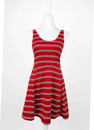 Robe à rayure H&M M rouge, marque: H&M, état: Très bon état, taille: M / 38 / 10, 9,00 €, 10,15 € Protection acheteurs incluse