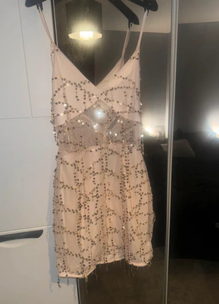 Sequin party dress, brand: I Saw it First, condition: New with tags, size: M / 10, £5.00, £5.95 includes Buyer Protection
