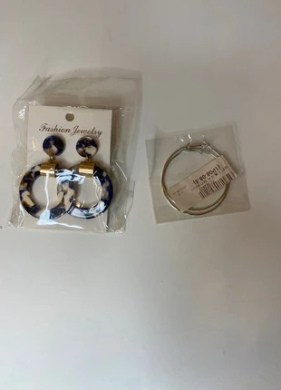 Boucles d’oreilles pendantes créoles fantaisie multicolores argentées et, marke: Fantaisie, zustand: Neu, mit Etikett, 3,00 €, 3,85 € inklusive Vinted-Käuferschutz