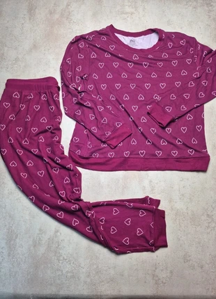 BLIS ensemble thermique femme grande taille bordeaux cœurs pyjama chaud XL, brand: Blis, condition: New without tags, size: XL / 42 / 14, €11.00, €12.25 includes Buyer Protection
