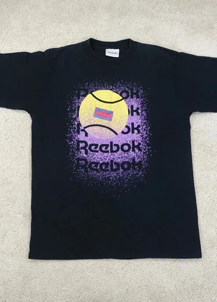 Reebok T Shirt Mens Large USA Made Single Stitch Tennis Graphic Retro 90s, brand: Reebok, condition: Good, size: L, £20.00, £21.70 includes Buyer Protection