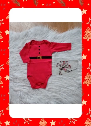 🍀 Body père Noël 9mois, merk: Kitchoun, staat: Heel goed, maat: 6-9 maanden / 68 cm, € 1,99, € 2,79 inclusief Kopersbescherming