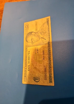 Billet du Congo  10 makuta, condizioni: Buone, €20.00, €21.70 include la Protezione acquisti