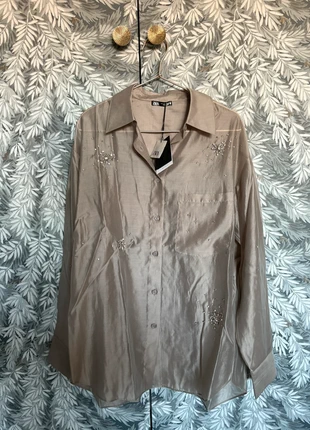 Camisa joya Zara, marque: Zara, état: Neuf sans étiquette, taille: L / 40 / 12, 35,00 €, 37,45 € Protection acheteurs incluse