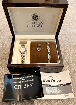 Citizen Quartz Eco-Drive Ladies Watch & Bracelet, brand: Citizen, condition: New with tags, size: 39–42 mm, £90.00, £95.20 includes Buyer Protection