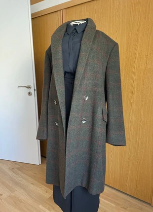 Manteau long vintage en laine a carreaux coupe droite elegante style anglais chic taille 42, marque: Vintage Chic, état: Très bon état, taille: XL / 42 / 14, 70,00 €, 74,20 € Protection acheteurs incluse