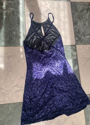 Robe vintage dos nu velours bleue, brand: Vintage Dressing, condition: Very good, size: XS / 34 / 6, €10.00, €11.20 includes Buyer Protection
