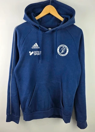 Adidas x Intersport Bischwiller FC Hoodie – Rare Football Club Sweatshirt, merk: adidas, staat: Heel goed, maat: S, € 19,99, € 21,69 inclusief Kopersbescherming