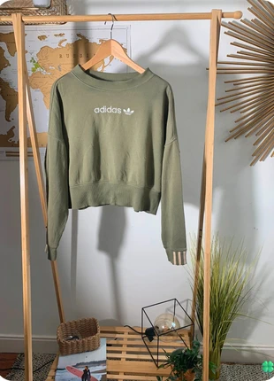 Sweat Adidas vert kaki Taille 42, marque: adidas, état: Satisfaisant, taille: XL / 42 / 14, 7,90 €, 9,00 € Protection acheteurs (Pro) incluse