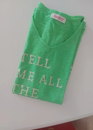 Maglietta verde fluo y2k Kontatto, marca: Kontatto, estado: Muito bom, tamanho: S / 36 / 8, €4.99, €5.94 inclui Proteção do Comprador