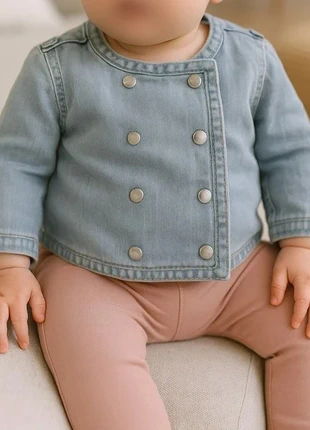 Veste en jean Louis Louise 6 mois bleu, brand: Louis Louise, condition: Very good, size: 6-9 months / 68 cm, €22.00, €23.80 includes Buyer Protection Pro