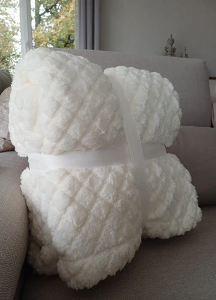 Plaid Sherpa XL, Blanc Crème, NEUF 🏷, brand: cosy, condizioni: Nuovo con cartellino, taglia: 150 x 200 cm, €30.00, €32.20 include la Protezione acquisti