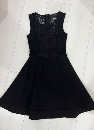 Vestito nero con inserì in pizzo macrame’ black dress abito a ruota, marke: Tally Weijl, zustand: Sehr gut, größe: XS / 34 / 6, 9,00 €, 10,15 € inklusive Vinted-Käuferschutz