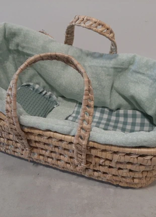 Vestiduras para capazo muñeca, marque: Hecho a Mano, état: Neuf avec étiquette, taille: Prématuré, jusqu'à 44cm, 45,00 €, 47,95 € Protection acheteurs incluse