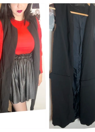 Black Sleeveless Cape, merk: Zara, staat: Nieuw zonder prijskaartje, maat: M / 38 / 10, € 15,00, € 16,45 inclusief Kopersbescherming