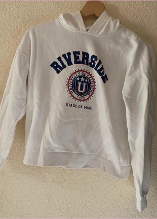 Pull blanc Riverside – Kiabi – XXS / 12 ans, marque: Kiabi, état: Très bon état, taille: XXS / 32 / 4, 8,00 €, 9,10 € Protection acheteurs incluse